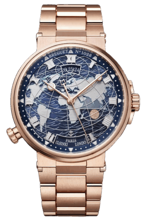 Breguet Marine Ref. 5557BR/YS/RW0 Super Clone Watch – Rose Gold Blue Dial Automatic Fake Replica