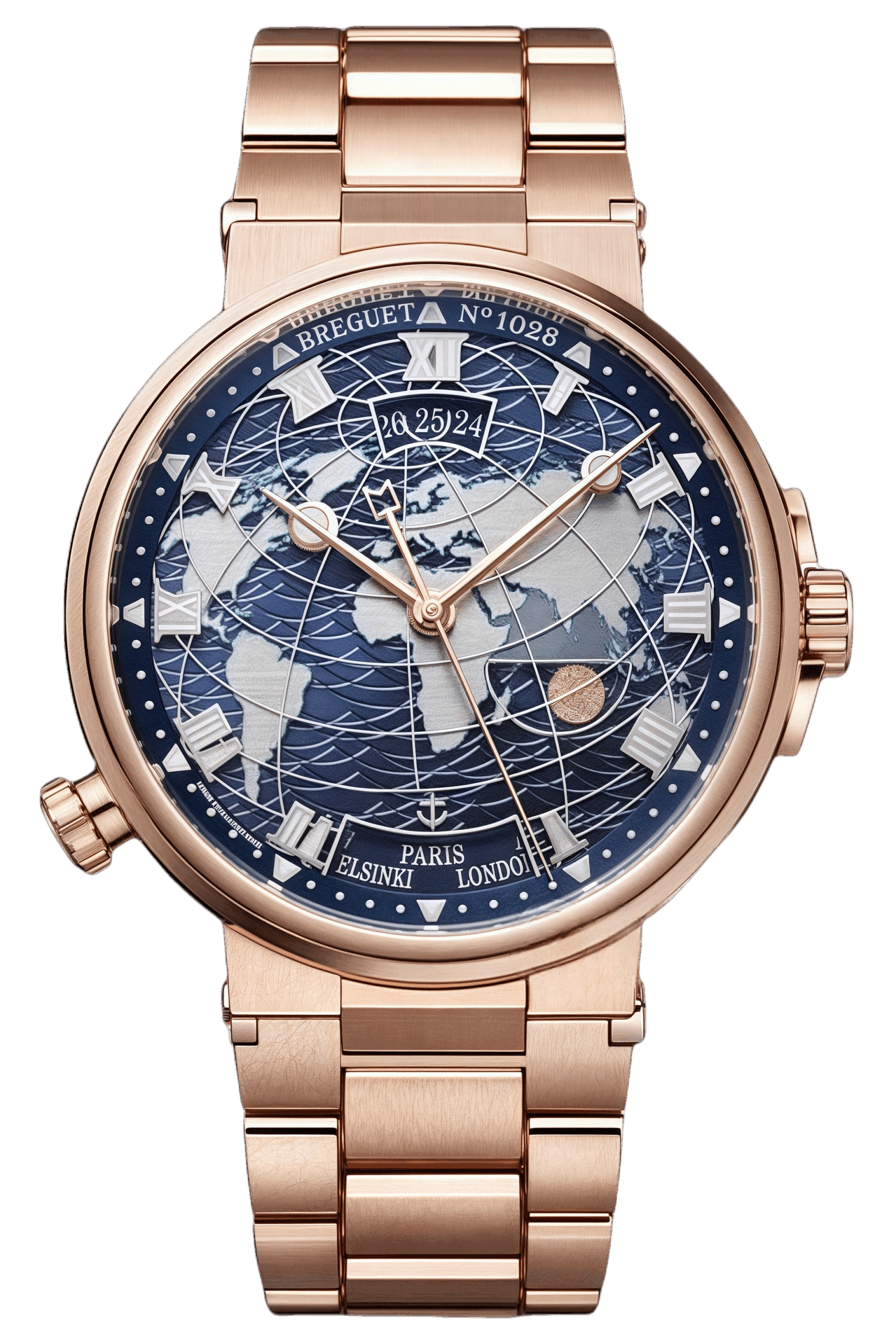 Breguet Marine Ref. 5557BR/YS/RW0 Super Clone Watch – Rose Gold Blue Dial Automatic Fake Replica