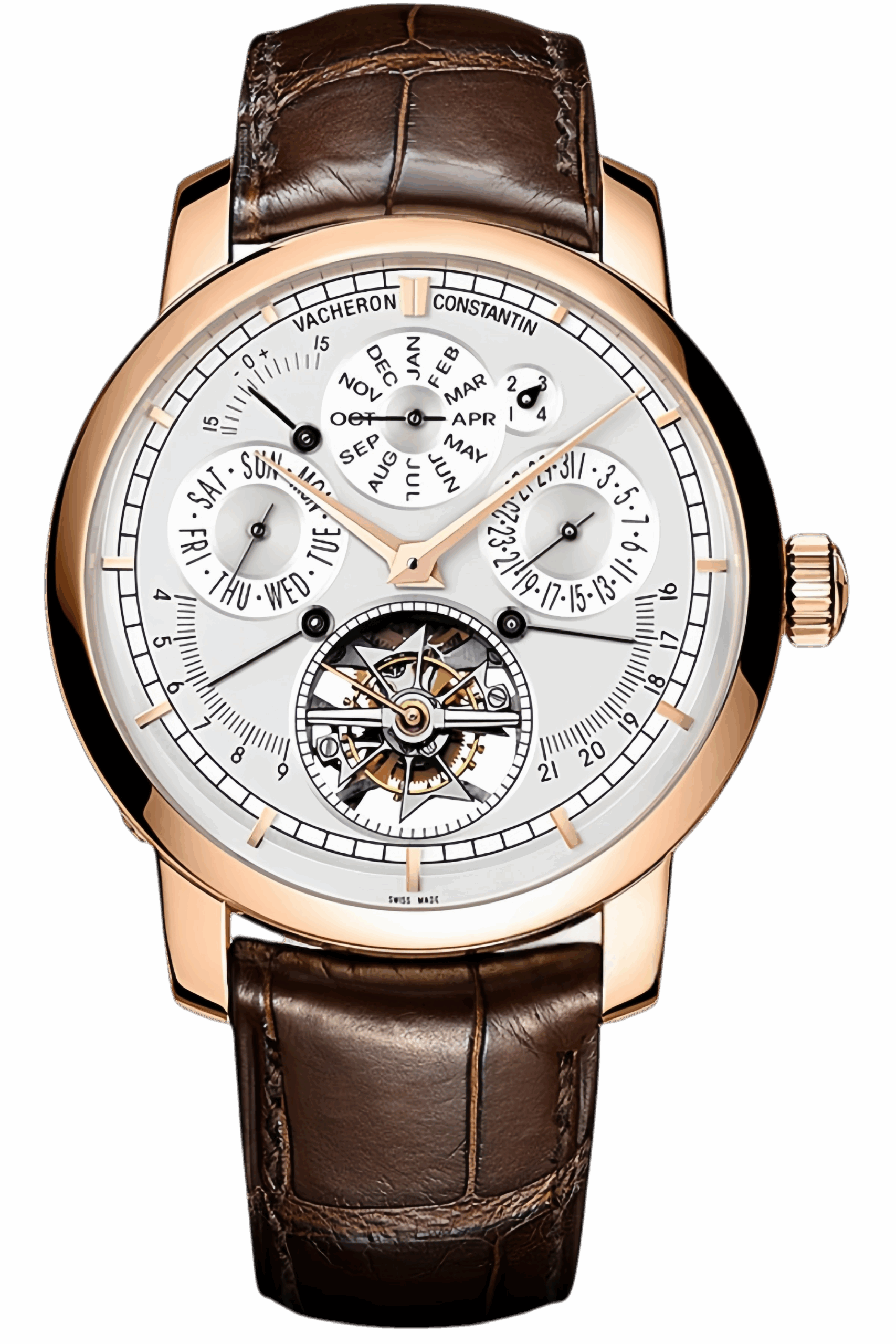 Vacheron Constantin Traditionnelle Ref. P88172/000R-X0001 Super Clone Watch – Rose Gold Case Skeleton Dial Swiss Replica