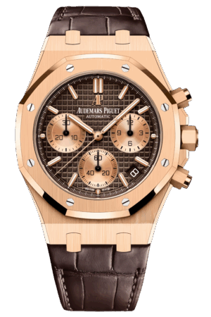 Audemars Piguet Royal Oak Offshore Chronograph Ref. 26239OR.OO.D821CR.01 Super Clone Watch – 44mm Rose Gold Case Brown Dial Swiss Replica