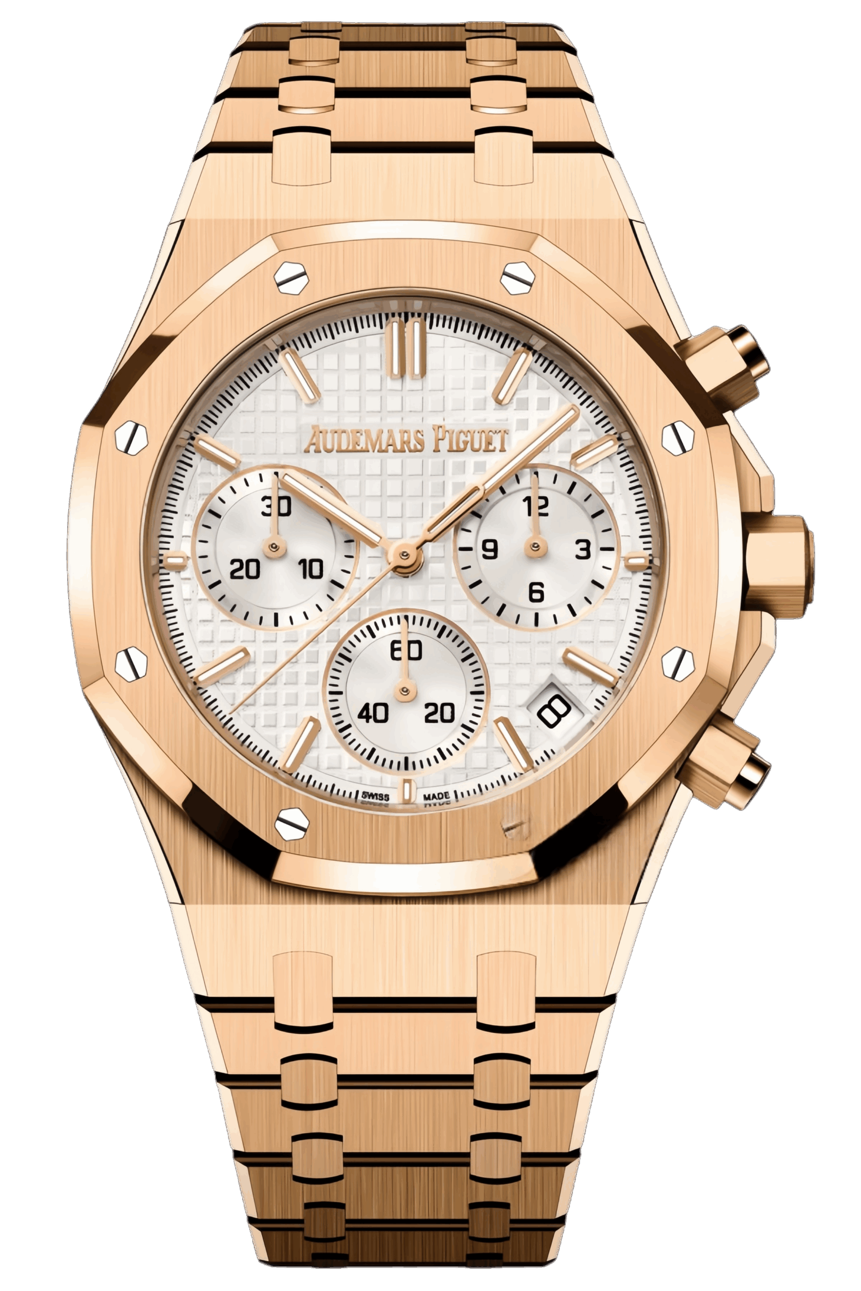 Audemars Piguet Royal Oak Offshore Chronograph Ref. 26240OR.OO.1320OR.07 Super Clone Watch – 44mm Rose Gold Case Blue Dial Swiss Replica