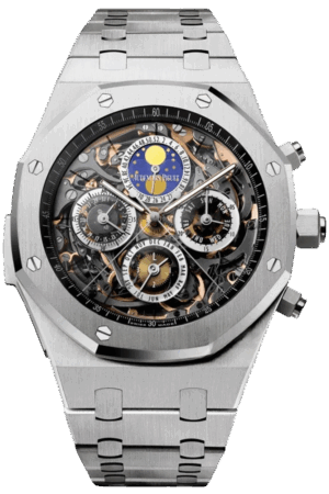 Audemars Piguet Royal Oak Ref. 26065IS.OO.1105IS.01 Super Clone Watch – Steel Case Diamond Bezel Chronograph Fake Replica
