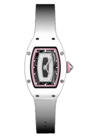 Richard Mille RM 07-01 White Ceramic Diamonds Super Clone Watch – Ladies Tonneau Case Luxury Replica