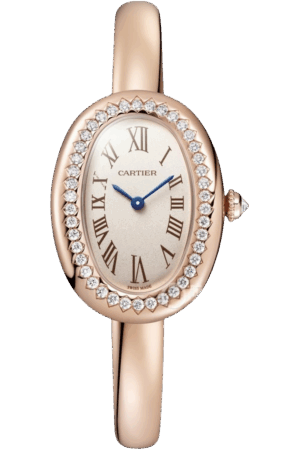 Cartier Baignoire WJBA0041 Super Clone Watch – Rose Gold Diamond-Set Oval Case Replica