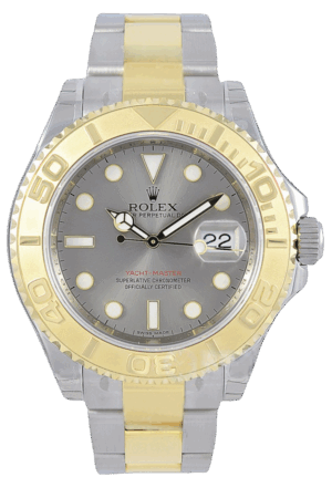 Rolex Yacht-Master 40 Silver-Grey Dial Two-Tone Everose Gold & Stainless Steel Super Clone Swiss Replica Watch Ref 16623-78763
