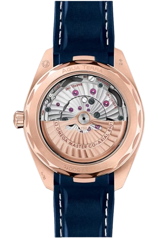 Omega Seamaster Ref. 220.52.41.21.03.001 Super Clone Watch – Blue Dial Titanium Bracelet Fake Replica - Image 2