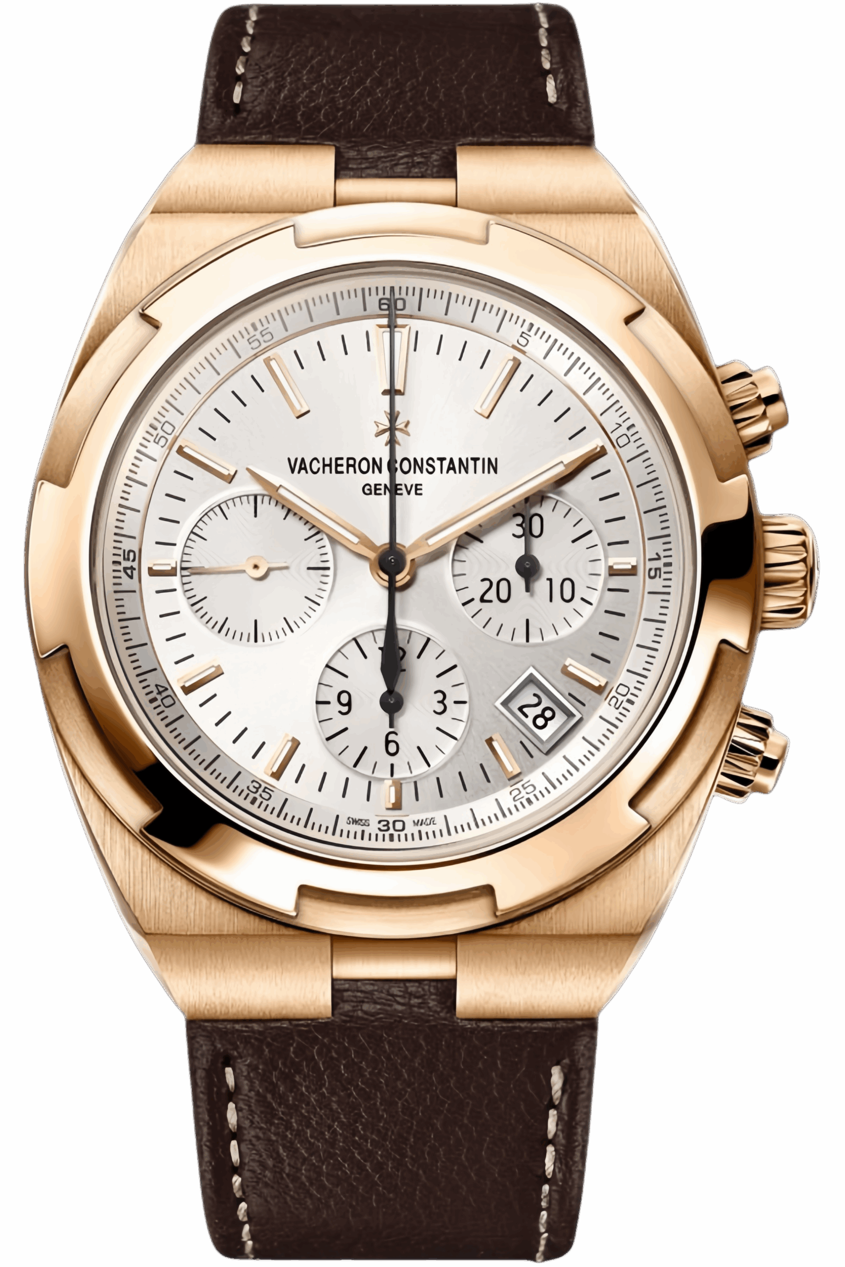 Vacheron Constantin Overseas Ref. 5500V/000R-B074 Super Clone Watch – Rose Gold Silver Dial Fake Replica
