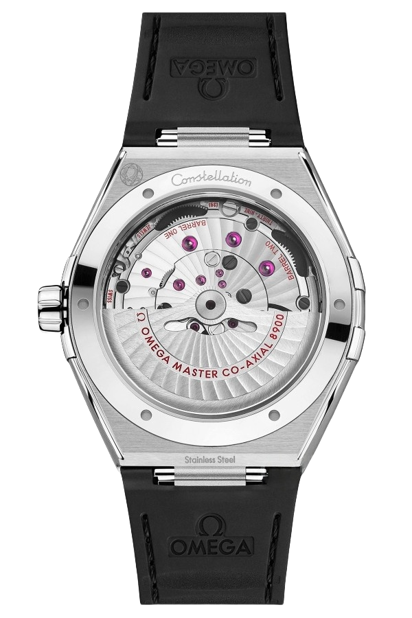 Omega Constellation Ref. 131.33.41.21.01.001 Super Clone Watch – Black Dial Leather Strap Fake Replica - Image 2