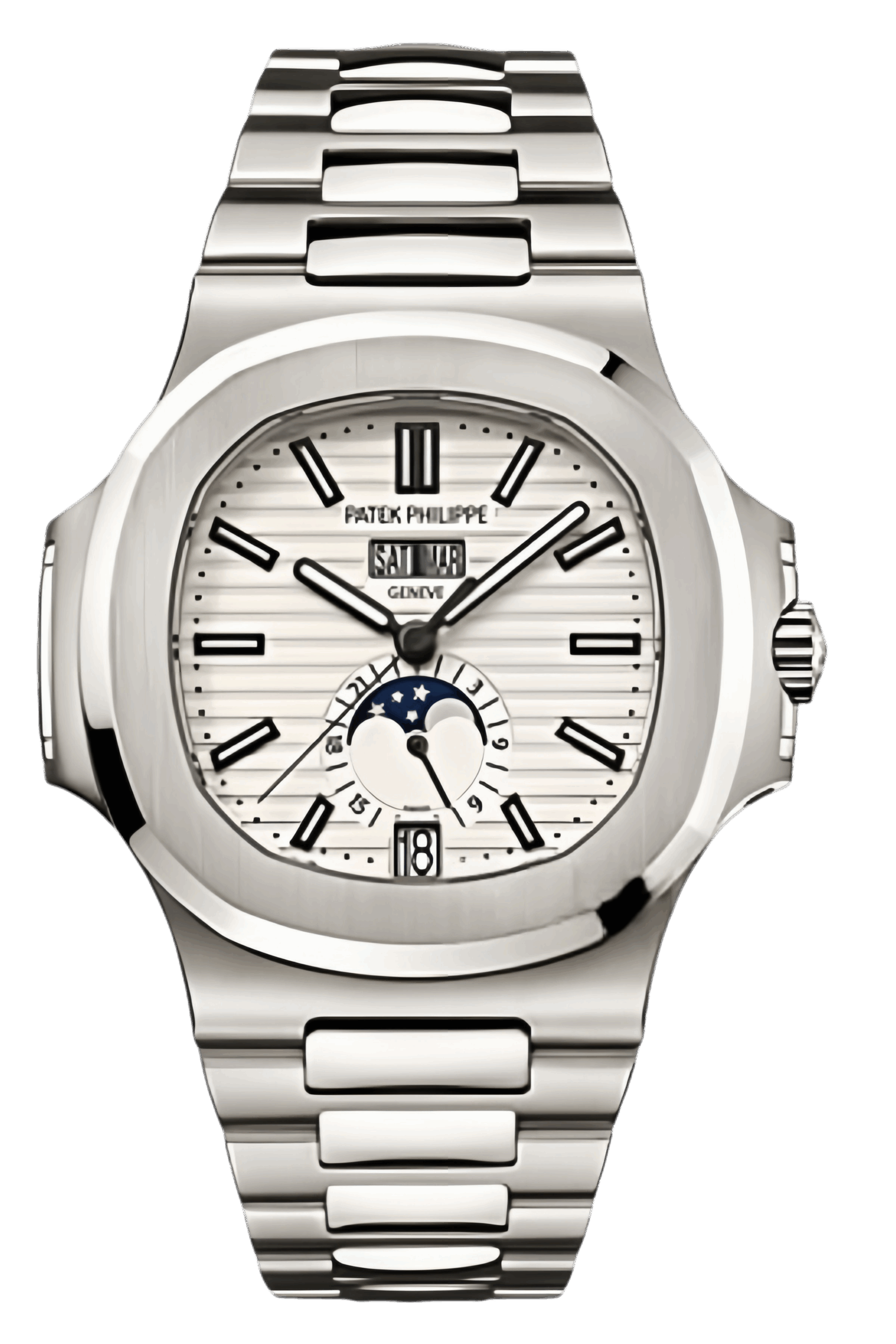 Patek Philippe Nautilus Ref. 5726/1A-010 Super Clone Watch – Gray Dial Stainless Steel Annual Calendar Fake Replica