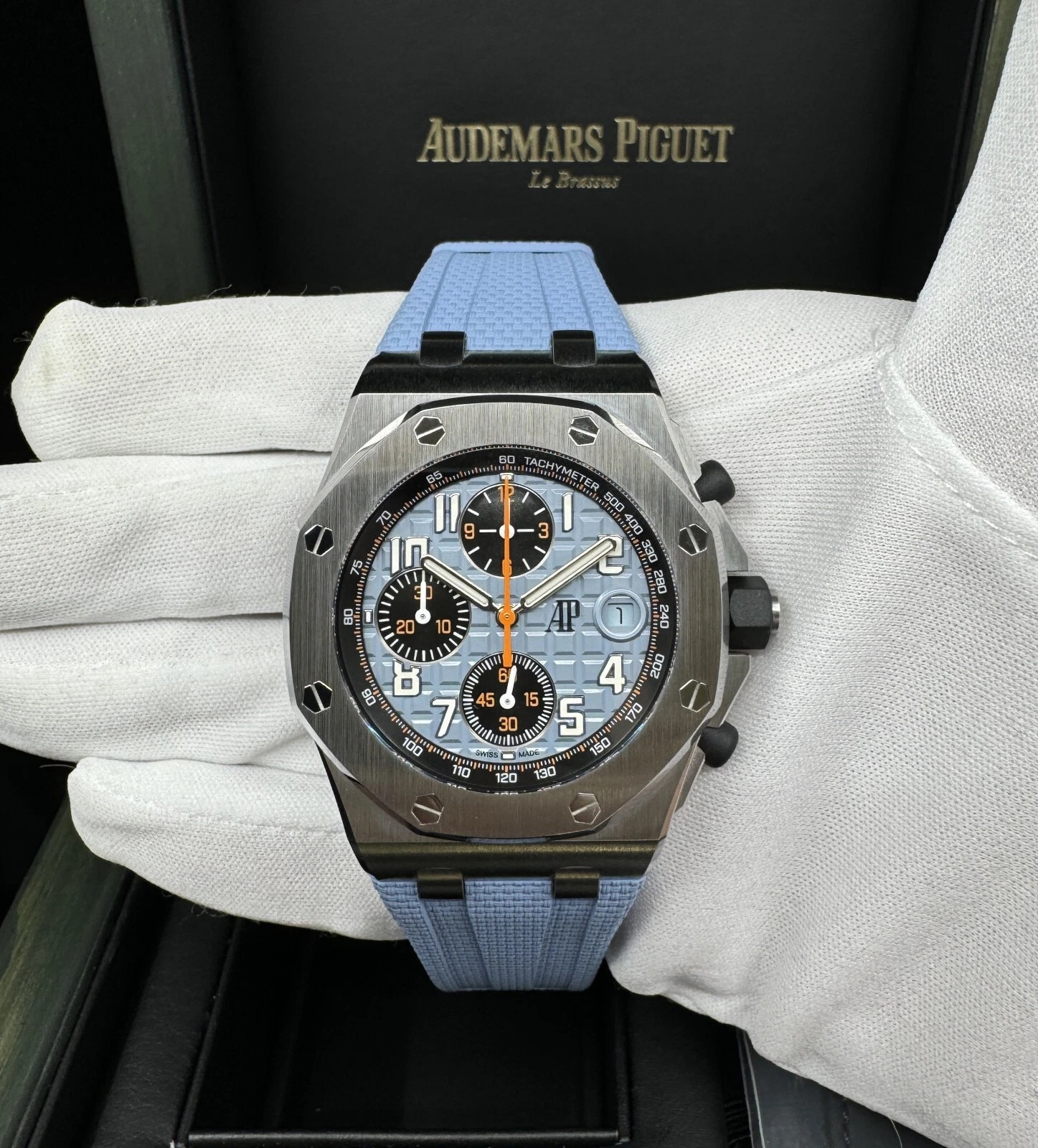 Audemars Piguet Royal Oak Offshore 26238ST.OO.A340CA.01 Super Clone Watch – Blue Chronograph Steel Replica - Image 2