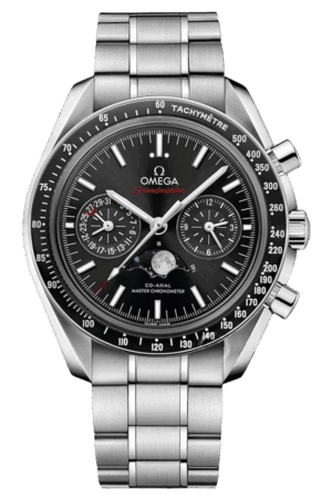 Omega Speedmaster Ref. 304.30.44.52.01.001 Super Clone Watch – Black Dial Stainless Steel Bracelet Fake Replica
