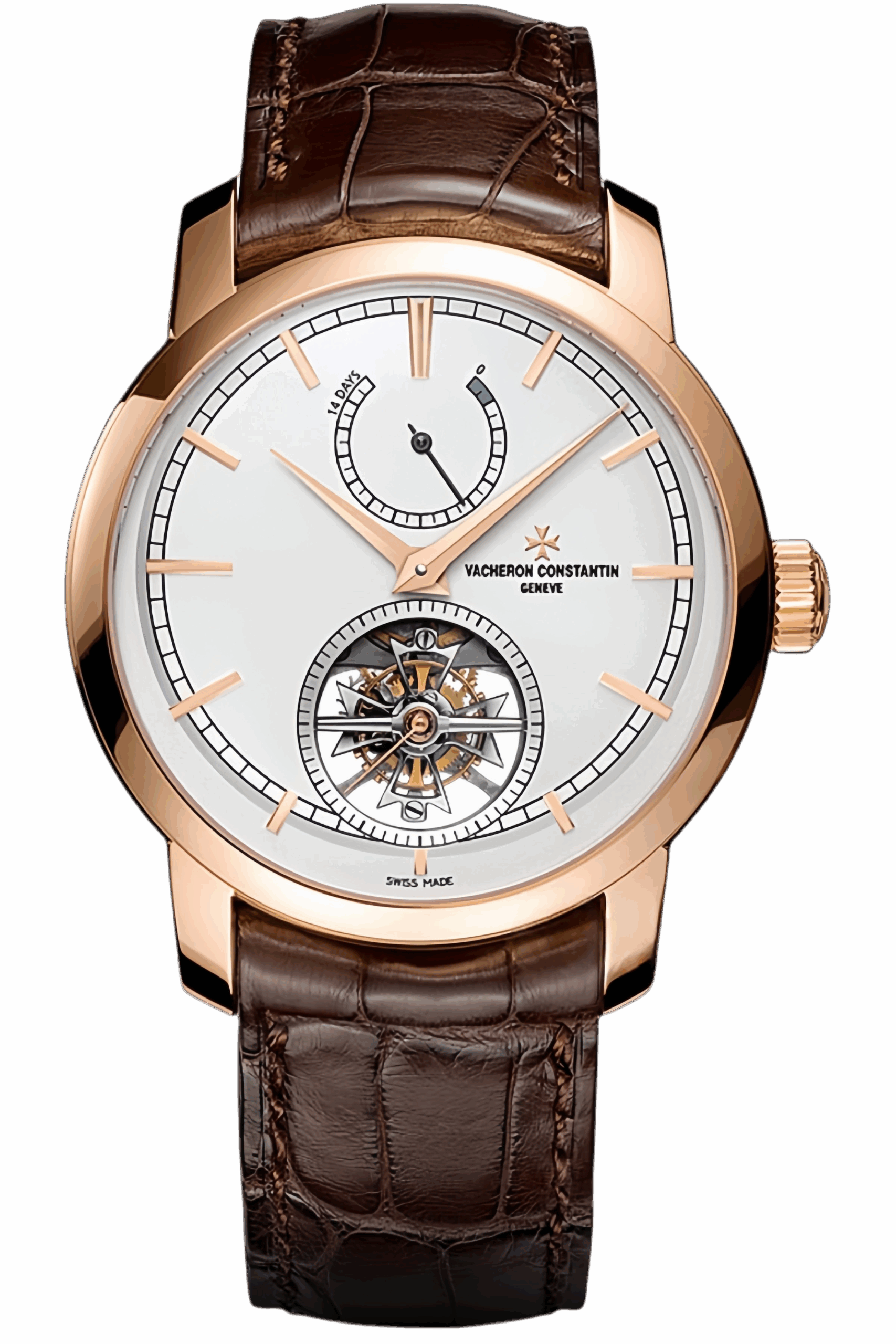 Vacheron Constantin Traditionnelle Ref. 89000/000R-9655 Super Clone Watch – Rose Gold Case Black Dial Swiss Replica