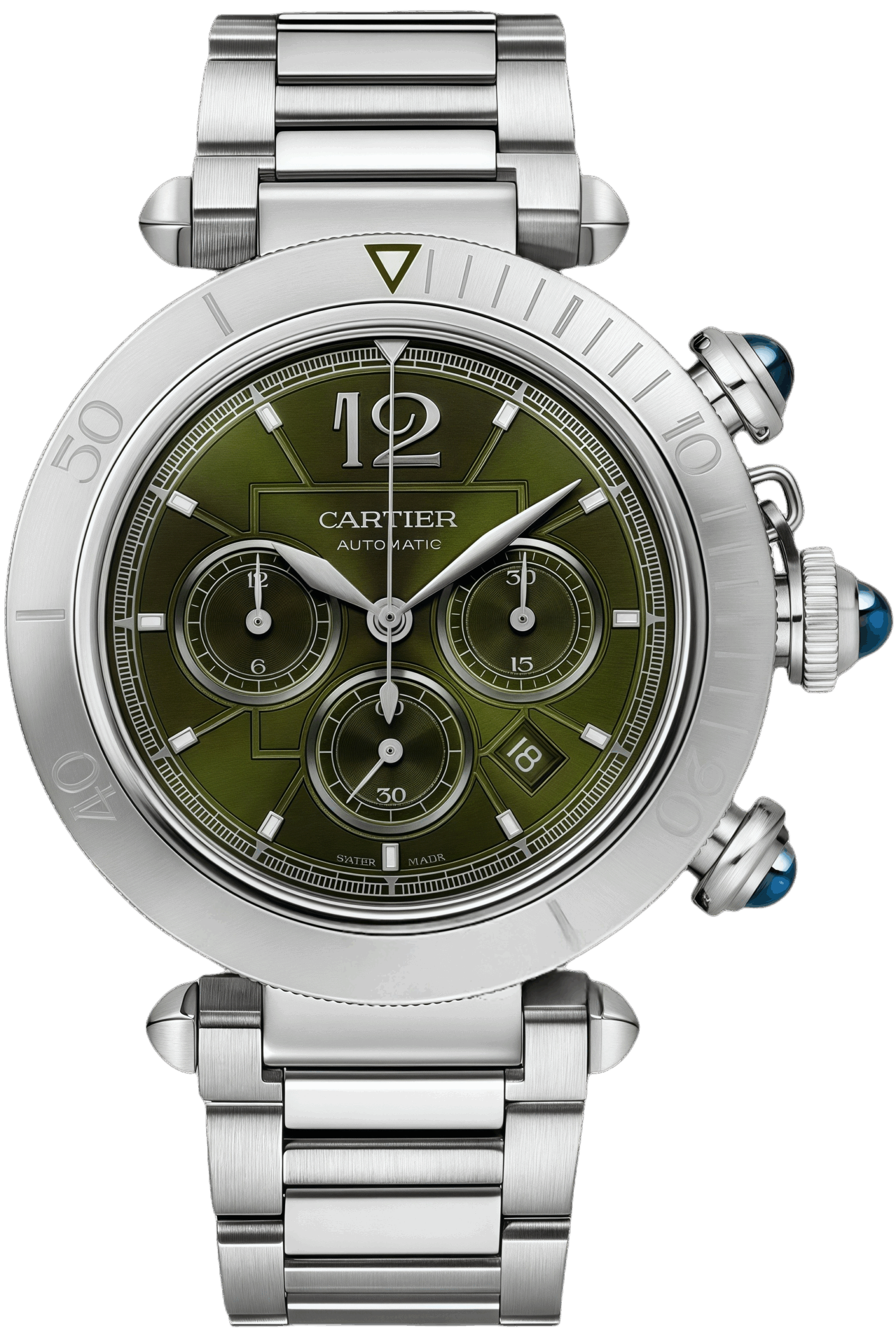 Cartier Pasha Ref. WSPA0046 Super Clone Watch – White Dial Stainless Steel Fake Replica