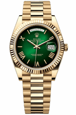 Rolex Day-Date Super Clone Swiss Replica Watch Ref M228238-0069 Olive Green Dial 3255 Swiss Movement