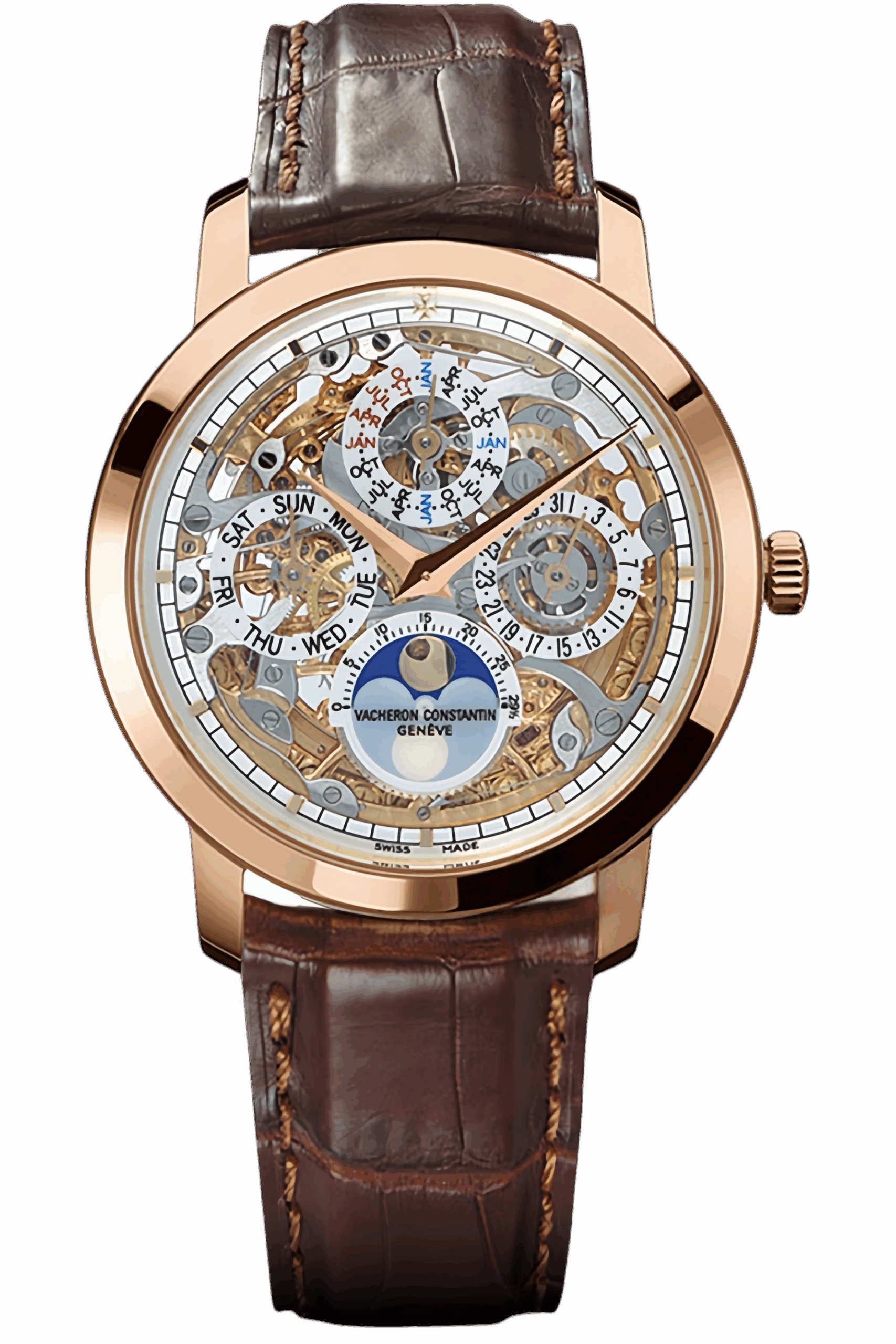 Vacheron Constantin Patrimony Ref. 43172/000R-9241 Super Clone Watch – Rose Gold Case Champagne Dial Replica