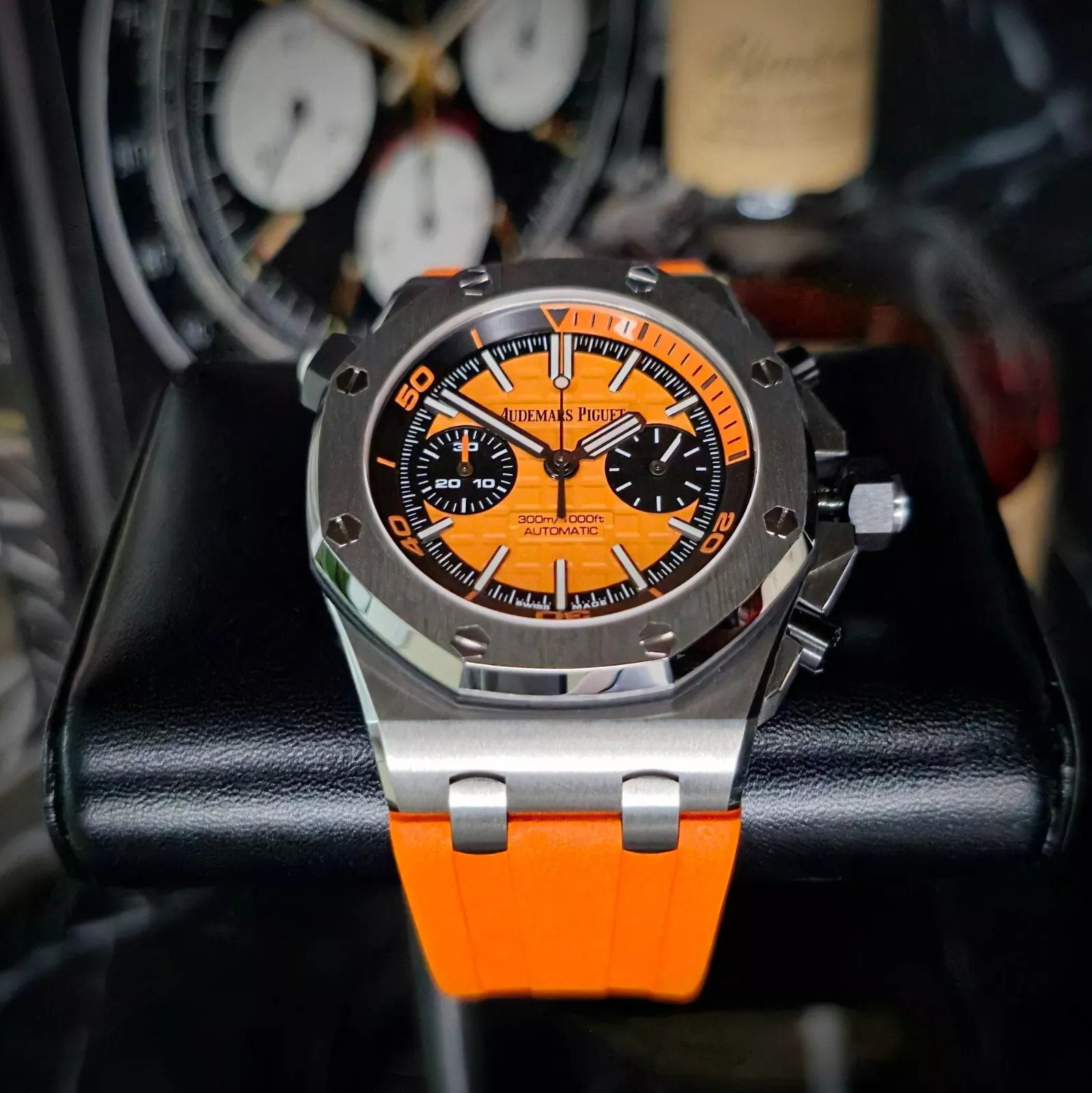 Audemars Piguet Royal Oak Offshore Diver Ref. 26703ST.OO.A070CA.01 Super Clone Watch – Orange Dial Fake Replica - Image 2