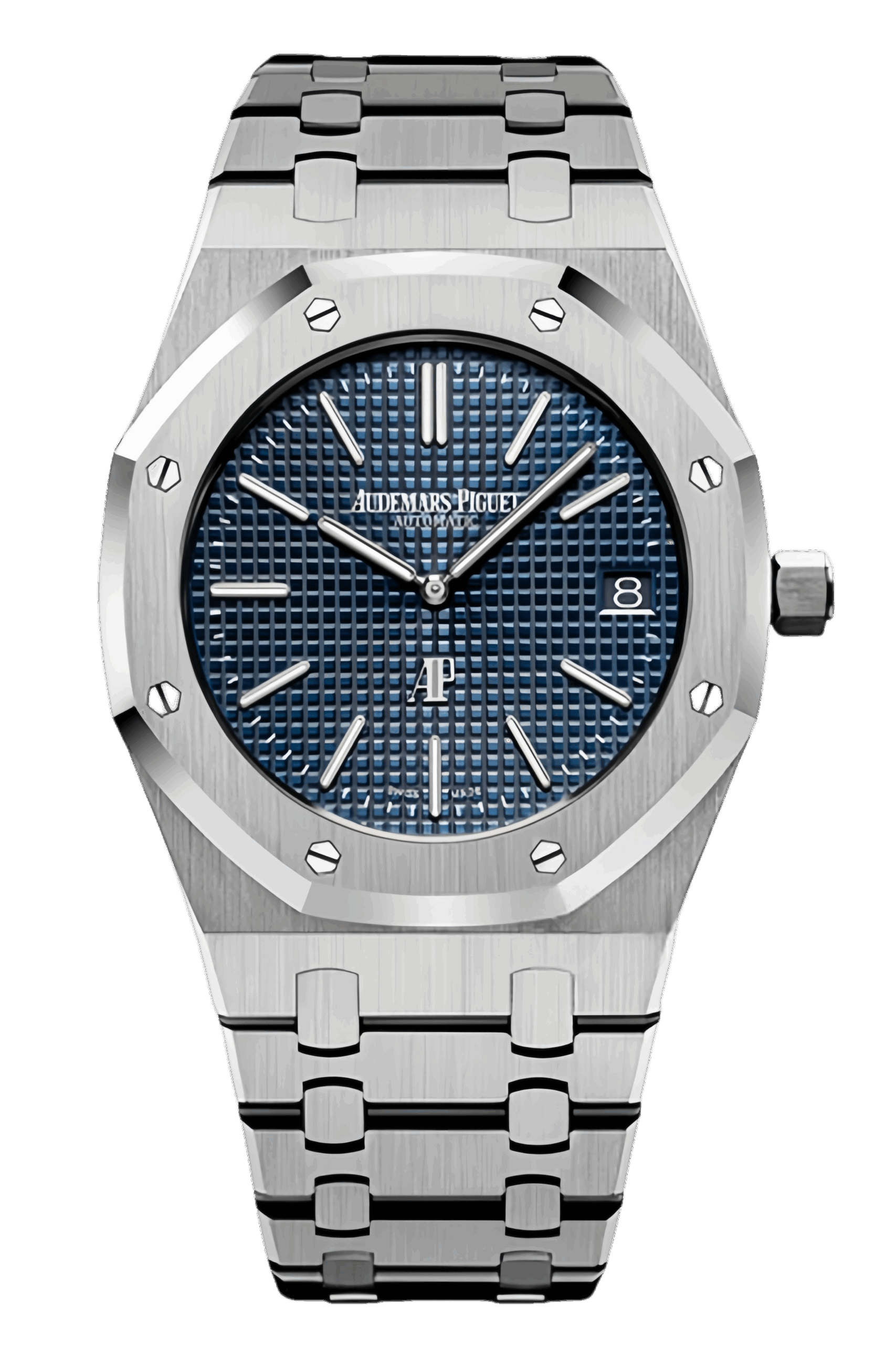Audemars Piguet Royal Oak Ref. 15202ST.OO.1240ST.01 Super Clone Watch – Stainless Steel Blue Dial Fake Replica