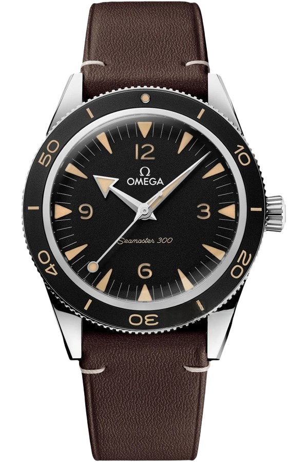 Omega Seamaster Ref. 234.32.41.21.01.001 Super Clone Watch – Black Dial Vintage Style Fake Replica