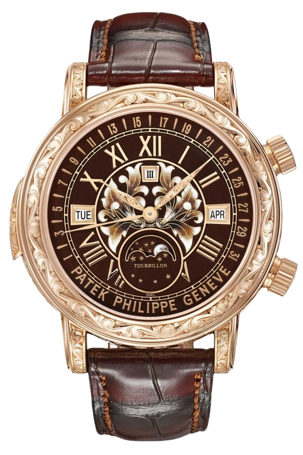 Patek Philippe Ref. 6002R-001 Super Clone Watch – Sky Moon Tourbillon Rose Gold Fake Replica