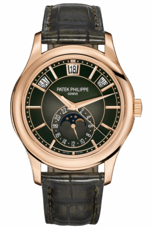 Patek Philippe Complications Ref. 5205R-011 Super Clone Watch – Rose Gold Blue Dial Fake Replica