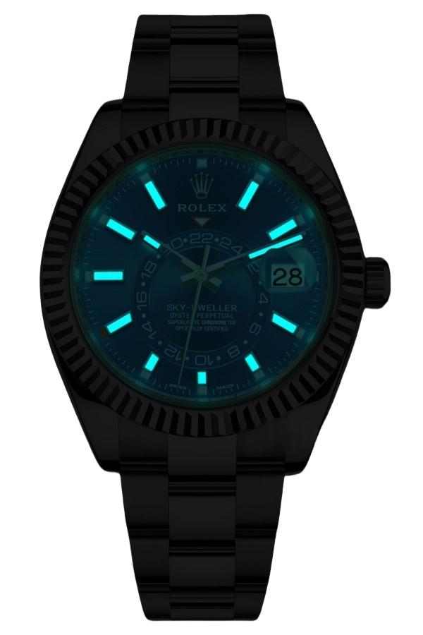 Rolex Sky-Dweller Blue Dial Super Clone Swiss Replica WatchOyster Bracelet Ref 336934-9002 Swiss Movement - Image 2