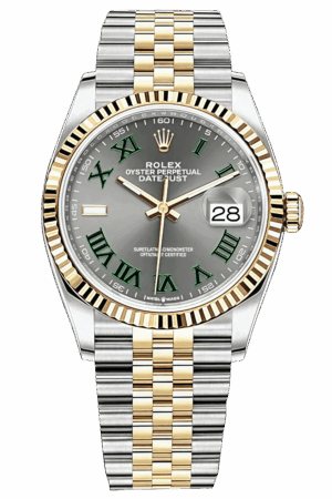 Rolex Datejust 36mm Super Clone Swiss Watch Yellow Rolesor Jubilee Bracelet White Mother of Pearl Dial Ref M126333-0020-3235 Swiss Movement