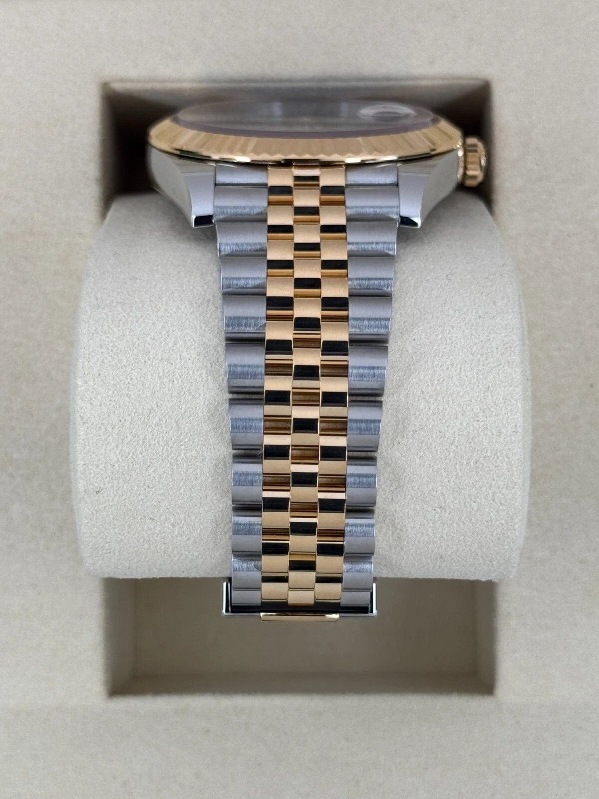 Rolex Datejust 36mm Super Clone Swiss Watch Yellow Rolesor Jubilee Bracelet White Mother of Pearl Dial Ref M126333-0020-3235 Swiss Movement - 图片 6