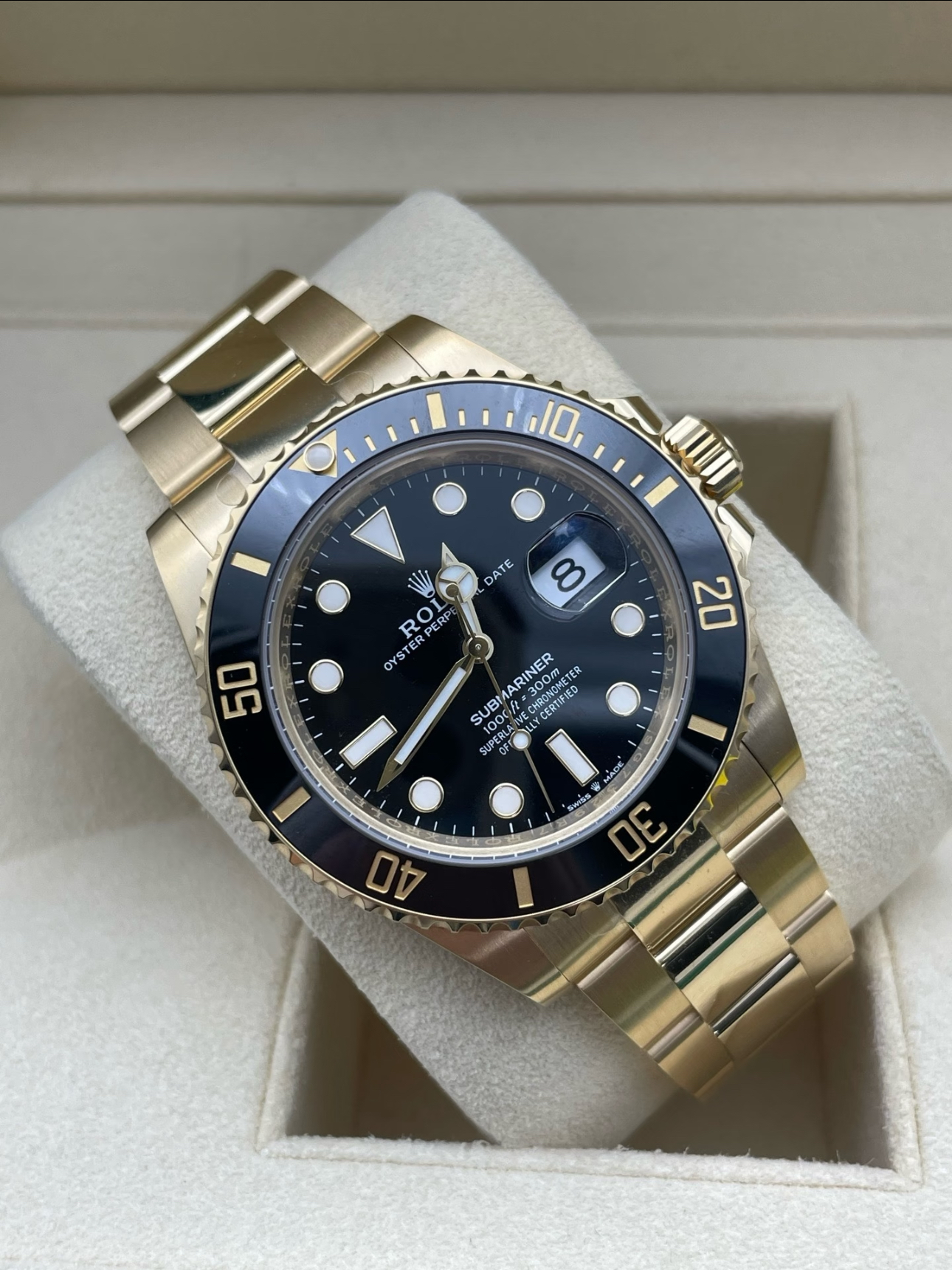Rolex Submariner Super Clone Swiss ReplicaWatch 18kGold Ref 126618LN 3235 SwissMovement - Image 4