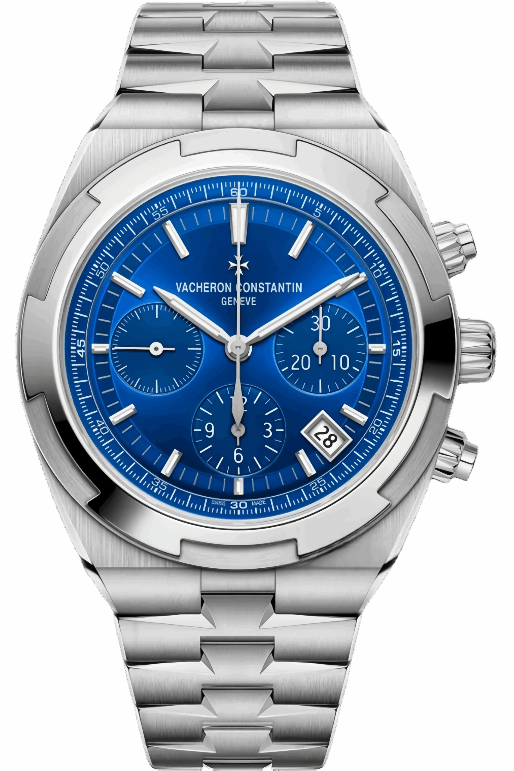 Vacheron Constantin Overseas Ref. 5520V/210A-B148 Super Clone Watch – Stainless Steel Blue Dial Fake Replica