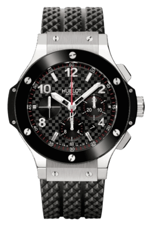 Hublot Big Bang Ref. 301.SB.131.RX Super Clone Watch – Black Ceramic Rose Gold Bezel Black Dial Fake Replica