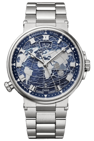 Breguet Marine Ref. 5557BB/YS/BW0 Super Clone Watch – Blue Dial White Gold Automatic Fake Replica