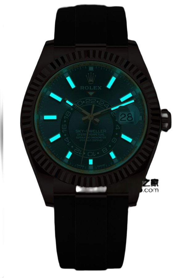 Rolex Sky-Dweller White Dial Super Clone Swiss Replica Watch Oysterflex Strap Ref M326235-0006 Swiss 9001 Movement - Image 2