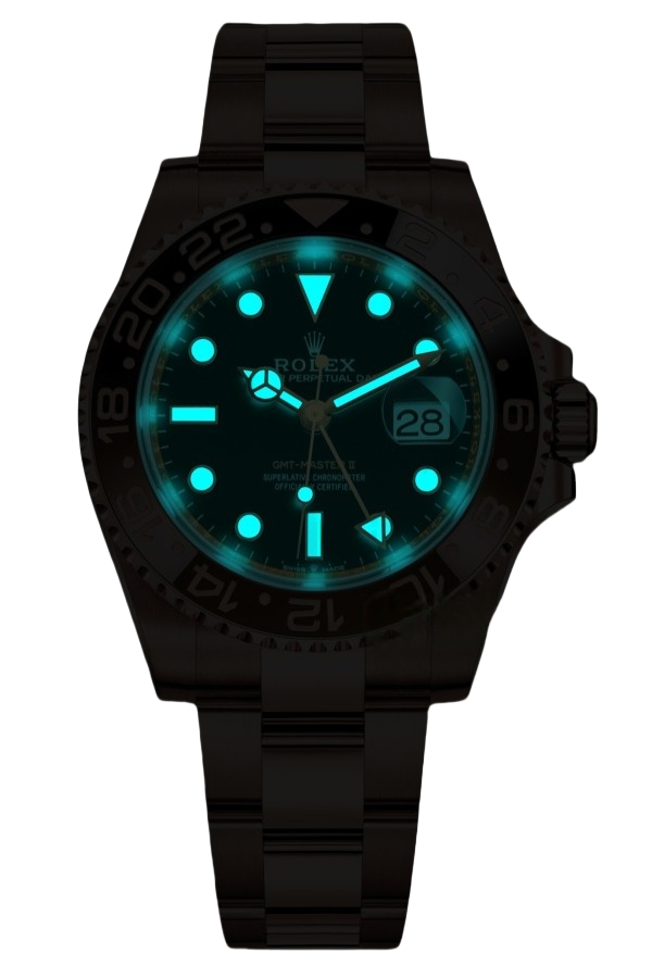 Rolex GMT Masterll Root Beer Super Clone Swiss Replica Watch 18k Rose Gold Ref 126715CHNR-3285 Swiss Movement - Image 2