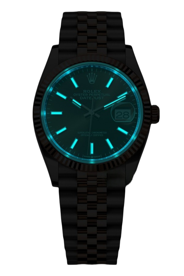 Rolex Datejust 36mm Super Clone Swiss Watch Everose Rolesor Jubilee Bracelet Slate Dial Ref M126231-0043-3235 Swiss Movement - Image 2