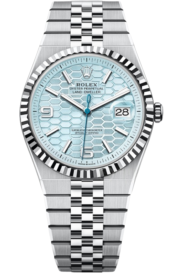 Rolex Land-Dweller 40mm M127336-0001 Super Clone Watch – Oyster Steel Blue Dial Replica