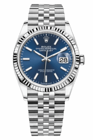 Rolex Datejust SteelJubilee Blue Dial 36mm Super Clone SwissReplica Watch Ref 126234丨3235 Swiss Movement