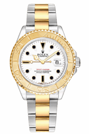 Rolex Yacht-Master 40 White Dial Two-Tone Everose Gold & Stainless Steel Super Clone Swiss Replica Watch Ref 16623-78763