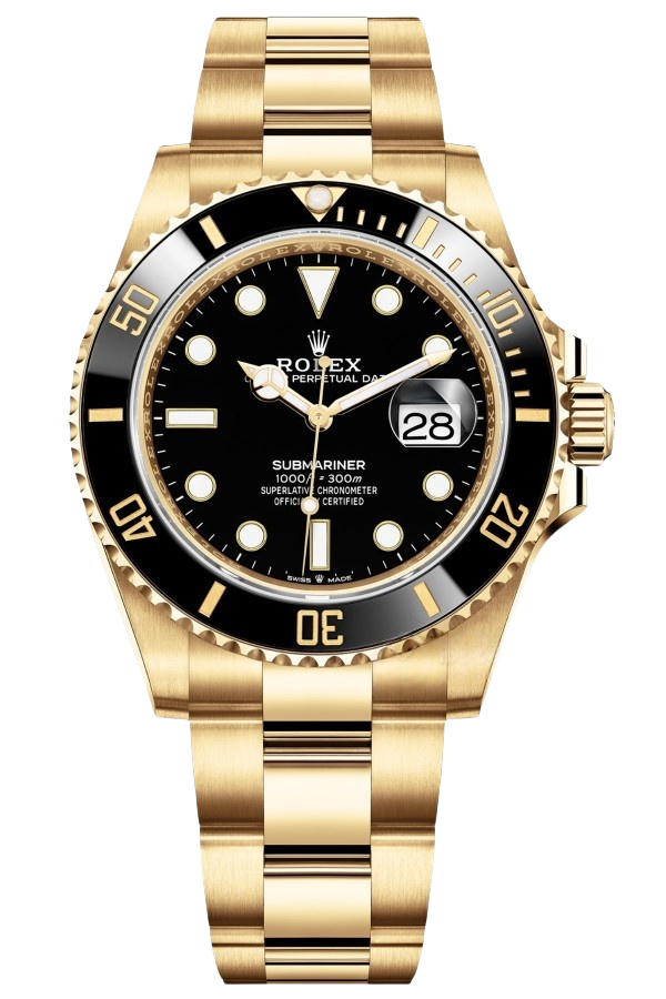 Rolex Submariner Super Clone Swiss ReplicaWatch 18kGold Ref 126618LN 3235 SwissMovement