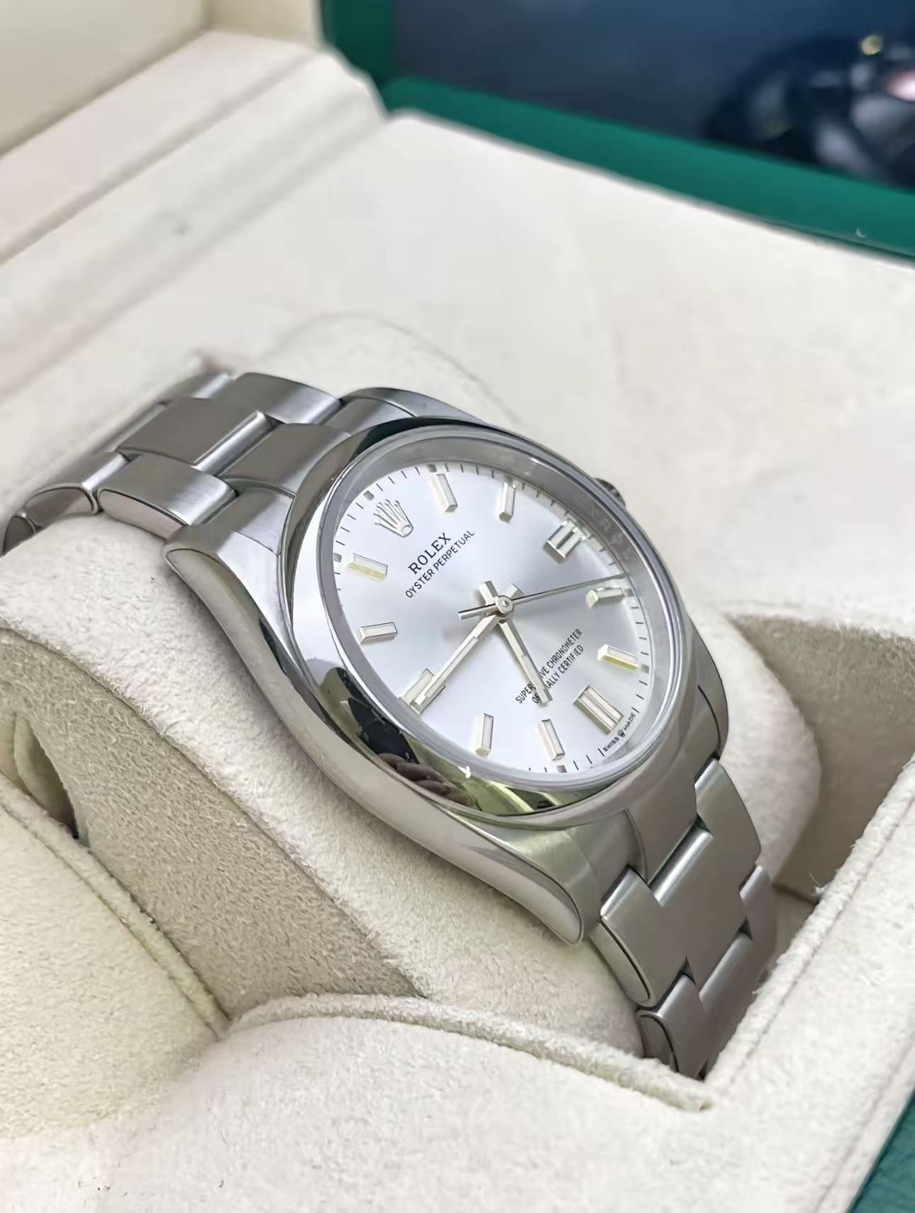 Rolex Oyster Perpetual Ref 134300-0009 Super Clone | Candy Pink Dial | 3230 Swiss Movement - Image 5