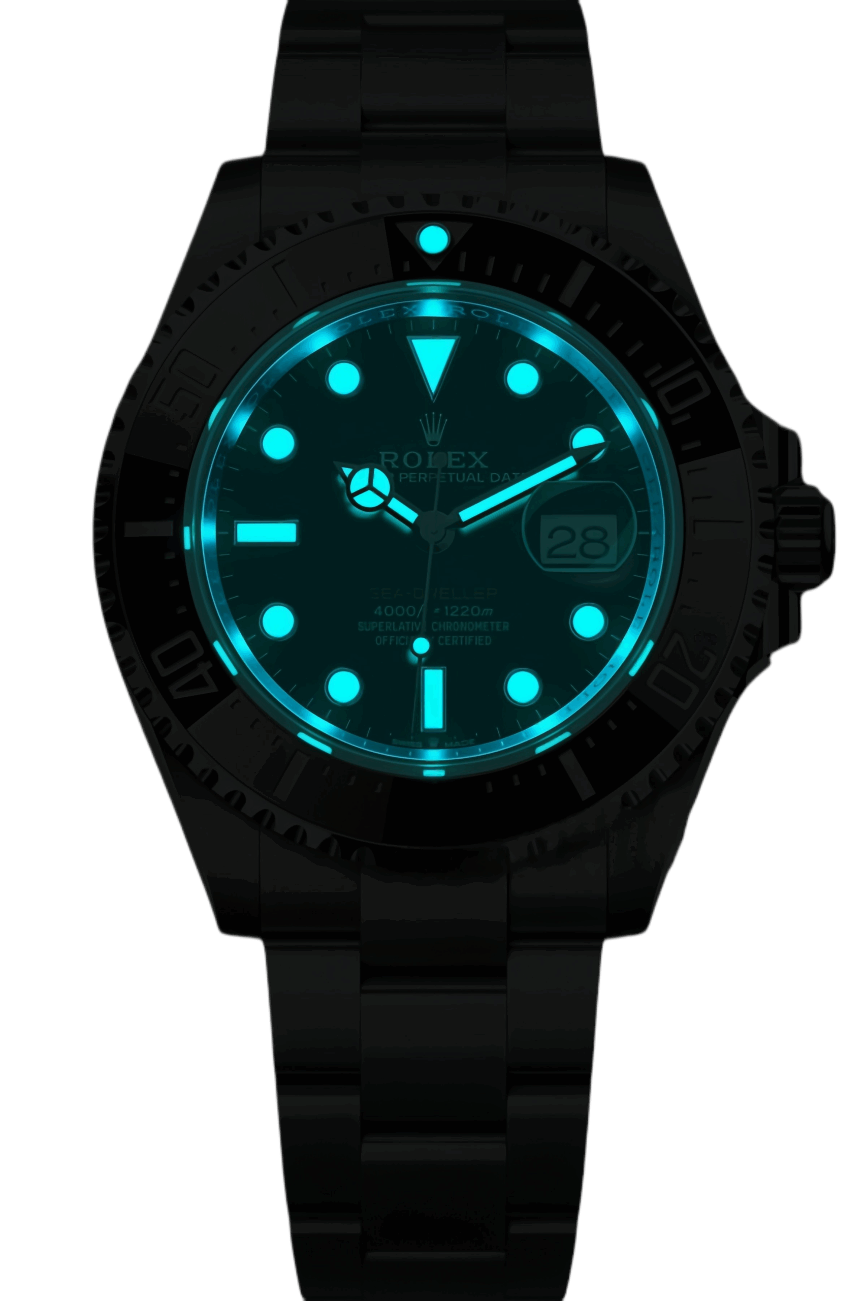 Rolex Sea-Dweller 43mm Red Text Black Dial Stainless Steel Super Clone Swiss Replica Watch Ref M126600-0002 - Image 2