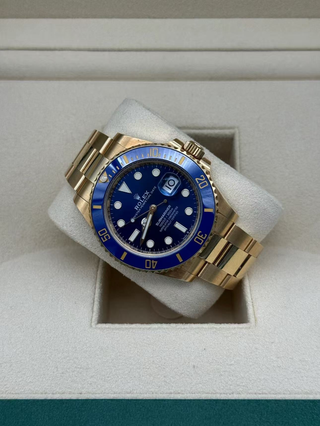 Rolex Submariner Blue DialSuper Clone Swiss ReplicaWatch  18k Gold Ref 126618LB 3235 SwissMovement - 图片 4