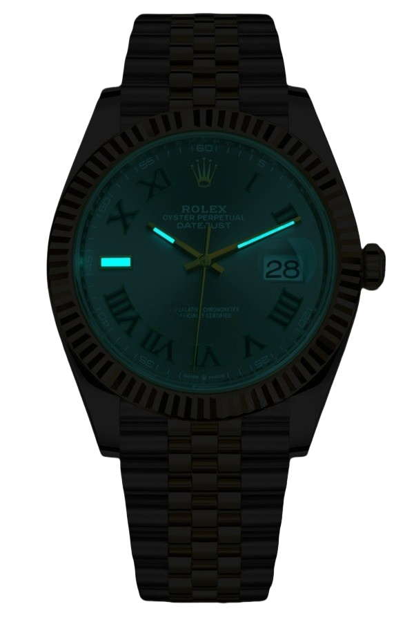 Rolex Datejust 41mm SuperClone Swiss Replica Watch TwoTone Jubilee BraceletWimbledon Dial Ref 126333|3235 Swiss Movement - Image 2