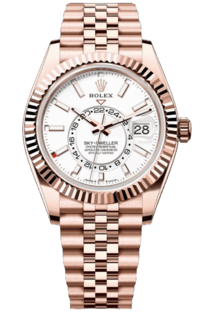 Rolex Sky-Dweller Grey Dial Super Clone Swiss Replica Watch Jubilee Bracelet Ref M336935-0007 Swiss 9002 Movement