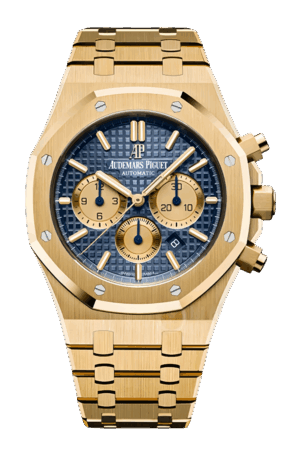 Audemars Piguet Royal Oak Offshore Chronograph Ref. 26331BA.OO.1220BA.01 Super Clone Watch – 44mm Yellow Gold Case Black Dial Swiss Replica