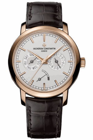 Vacheron Constantin Patrimony Ref. 85290/000R-9969 Super Clone Watch – Rose Gold Case White Dial Leather Strap Replica