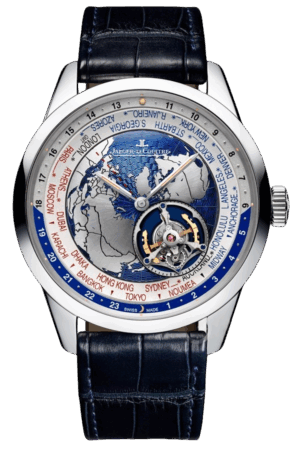 Jaeger-LeCoultre Geophysic True Second Ref. 8126420 Super Clone Watch – Black Dial Stainless Steel Fake Replica