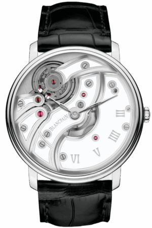 Blancpain Villeret Ref. 6616-1527-55B Super Clone Watch – Stainless Steel Moonphase White Dial Fake Replica