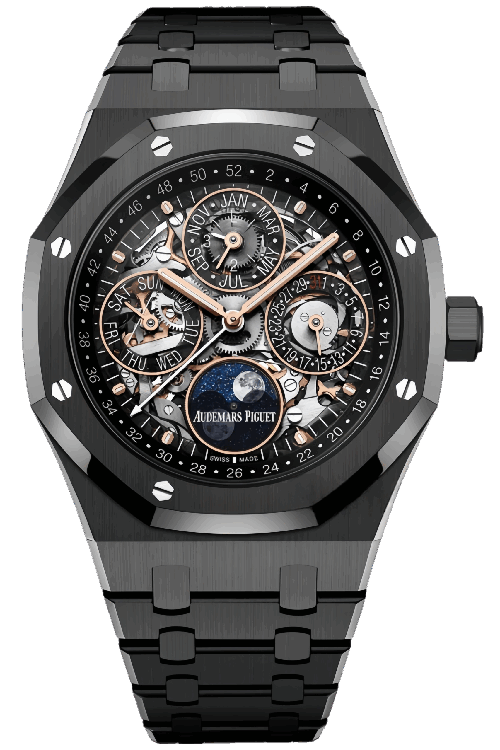 Audemars Piguet Royal Oak Offshore Ref. 26585CE.OO.1225CE.01 Super Clone Watch – 43mm Ceramic Case Blue Dial Swiss Replica