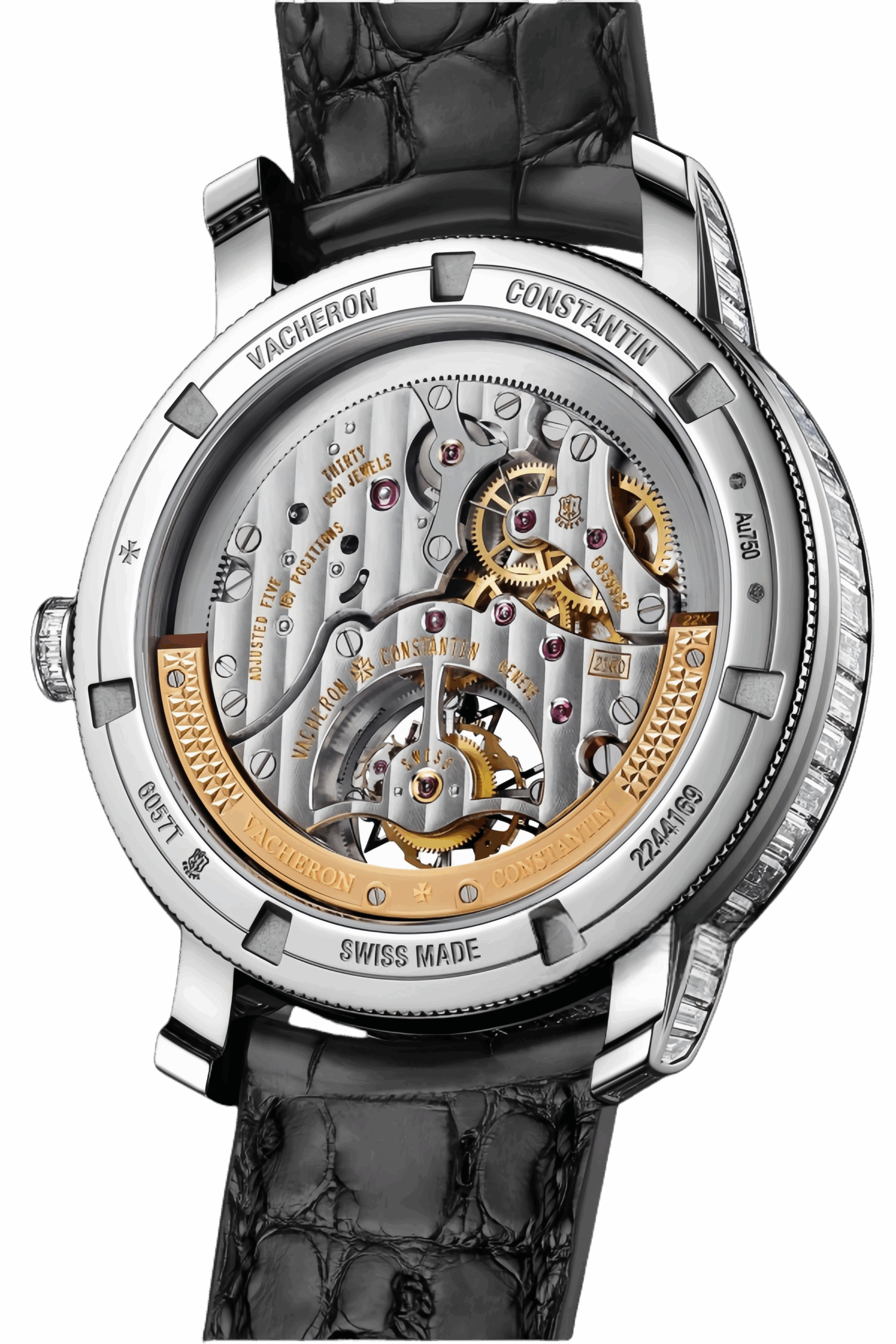 Vacheron Constantin Patrimony Ref. 6057T/000G-H067 Super Clone Watch – White Gold Case Silvered Opaline Dial Replica - Image 2