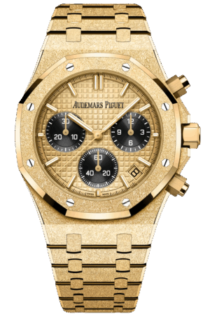 Audemars Piguet Royal Oak Offshore Chronograph Ref. 26240BA.GG.1324BA.01 Super Clone Watch – 44mm Yellow Gold Case Blue Dial Swiss Replica